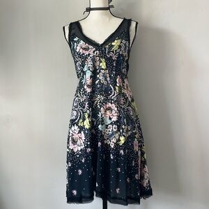 Free people silk babydoll dress